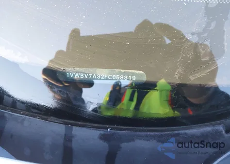 2015 Volkswagen Passat 2.0L Tdi Se z USA, uszkodzony, nr VIN 1VWBV7A32FC058319